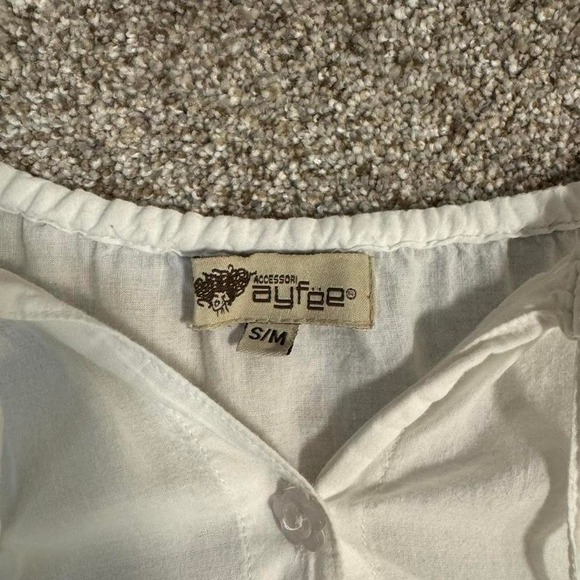 100% Cotton Italian Ayfëe Lace Cover Up Dress - Picture 7 of 8